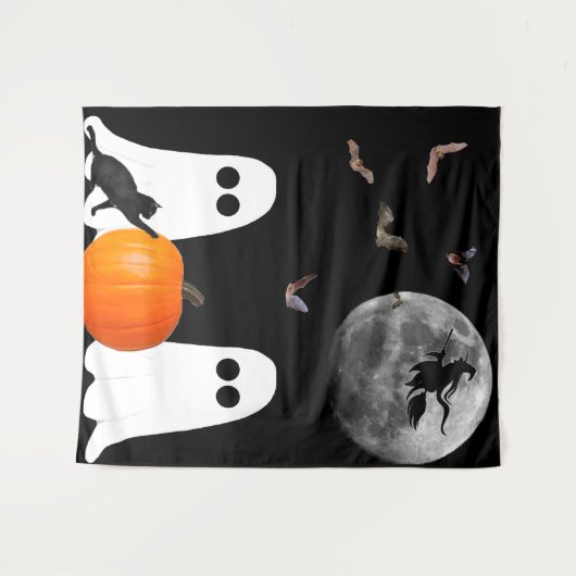 Halloween wandtapijt wandkleed (Voorkant (horizontaal))