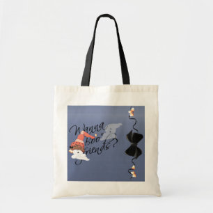 Halloween Wanna Boo Friends Tote Bag