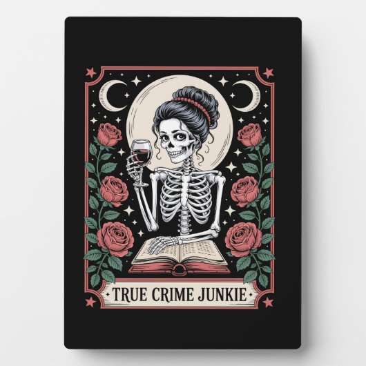 Halloween Ware Misdaadverslaafde Tarotkaart Fotoplaat (voorkant)