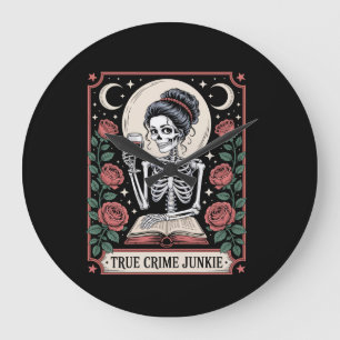Halloween Ware Moordverslaafde Tarotkaart Grote Klok