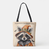 Halloween wasbeer gepersonaliseerd tote bag (Achterkant)