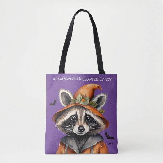 Halloween wasbeer op maat tote bag (Voorkant)