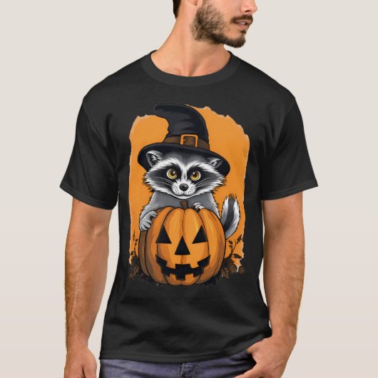 Halloween Wasbeer T-shirt (Voorkant)