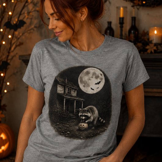 Halloween Wasbeer Tri-Blend Shirt