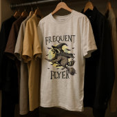 Halloween Wasbeer Wizard Grappig Modern Tri-Blend Shirt