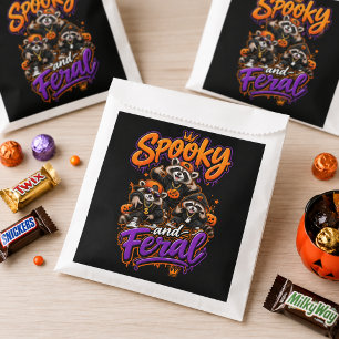 Halloween Wasberen Griezelig Verwilderd Bedankzakje
