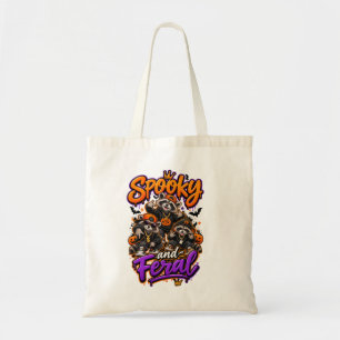 Halloween Wasberen Griezelige Wilde Jongen Tote Bag