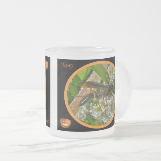 Halloween Wasp Glass Mok Rasset (Voorkant rechts)