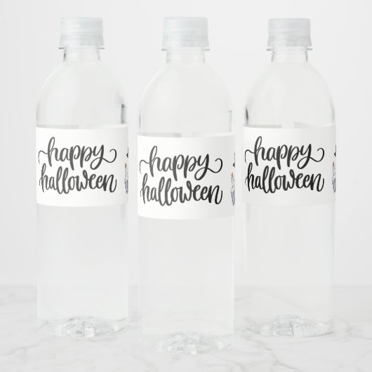 Halloween Waterfles Etiket (Flessen)