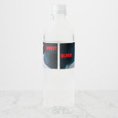 Halloween Waterfles Etiket (Achterkant)