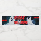 Halloween Waterfles Etiket (Enkel label)