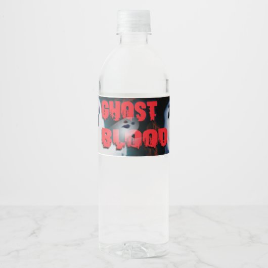 Halloween Waterfles Etiket (Voorkant)