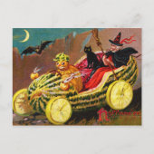 Halloween Watermelon Coach Briefkaart (Voorkant)