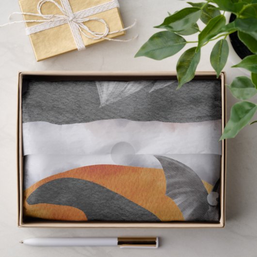 Halloween Waterverf Boo Gnome Tissuepapier (Geschenk)