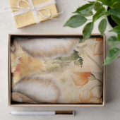 Halloween Waterverf Eekhoorns Pompoenen Decoupage Tissuepapier (Geschenk)