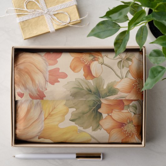 Halloween Waterverf Foliage & Scarecrow Decoupage Tissuepapier (Geschenk)