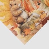 Halloween Waterverf Foliage & Scarecrow Decoupage Tissuepapier (Detail)