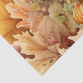 Halloween Waterverf Fox & Pumpkins Decoupage Tissuepapier (Detail)