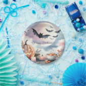 Halloween-waterverf Papieren Bordje (Feest)