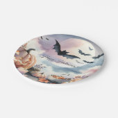 Halloween-waterverf Papieren Bordje (Gekanteld)