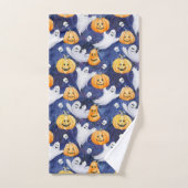 Halloween Waterverf Patroon Bad Handdoek (Handdoek)