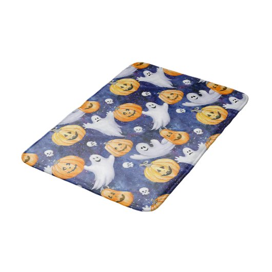 Halloween Waterverf Patroon Badmat (Gekanteld)
