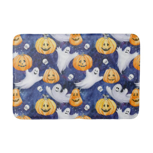 Halloween Waterverf Patroon Badmat