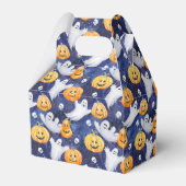 Halloween Waterverf Patroon Bedankdoosjes (Achterkant)