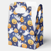 Halloween Waterverf Patroon Bedankdoosjes (Geopend)
