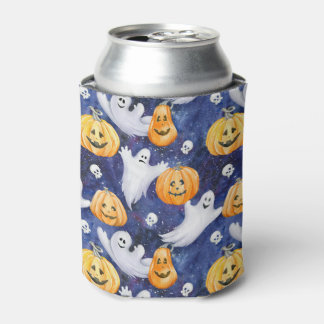 Halloween Waterverf Patroon Blikjeskoeler