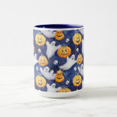 Halloween Waterverf Patroon Mok (Midden)