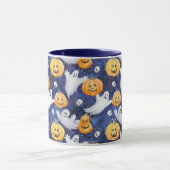 Halloween Waterverf Patroon Mok (Midden)