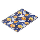 Halloween Waterverf Patroon Notitieboek (Linkerzijde)