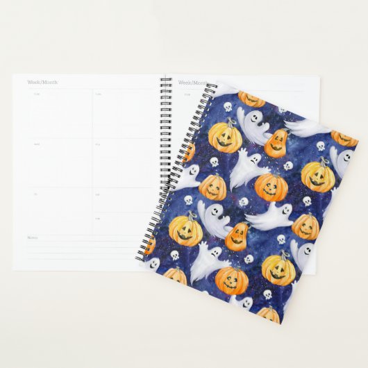 Halloween Waterverf Patroon Planner (Display)