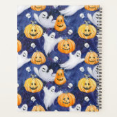 Halloween Waterverf Patroon Planner (Achterkant)