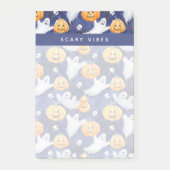 Halloween Waterverf Patroon Post-it® Notes (Voorkant)