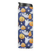Halloween Waterverf Patroon Thermosbeker (Geroteerd rechts)
