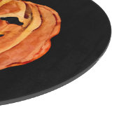 Halloween Waterverf Pumpkin Snijplank (Hoek)
