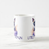 Halloween waterverf siamese kat met pompoen magische mok (Center)