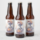 Halloween Waterverf Skeleton Beer Labels Bier Etiket (Flessen)