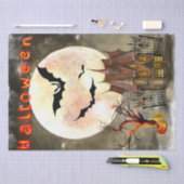 Halloween Waterverf Tissuepapier (Craft)