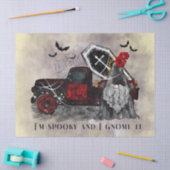 Halloween Waterverf Truck Gnome Tissuepapier (Craft)