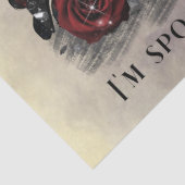 Halloween Waterverf Truck Gnome Tissuepapier (Detail)