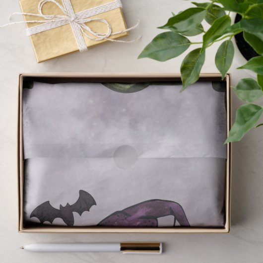 Halloween Waterverf Truck Pumpkins Tissuepapier (Geschenk)