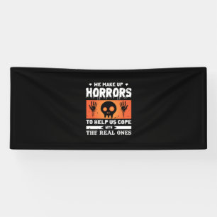 Halloween we maken verschrikkingen op spandoek