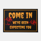 Halloween: we verwachten bloed van je deurmat (Voorkant)