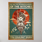 Halloween we zijn grootdochters van de heksen poster (Voorkant)