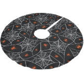 Halloween web en spinnen achtergrond. kerstboom rok (Gekanteld)
