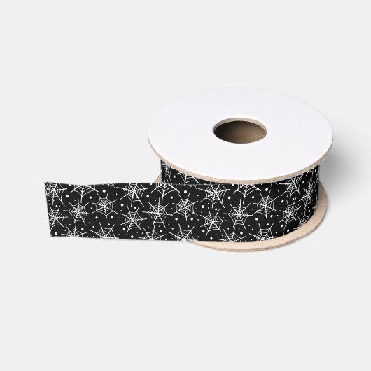 Halloween Webs Grosgrain Ribbon Lint (Spoel)