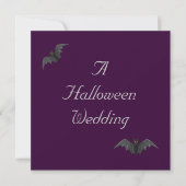 Halloween Wedding - Bat Duo [a] Kaart (Voorkant)